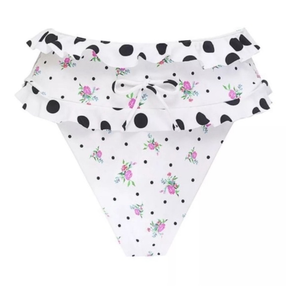 For Love And Lemons Other - New! For love and lemons rosewater floral polka dot bikini bottoms 24203